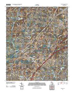 Suwanee 2011 topographic map thumbnail