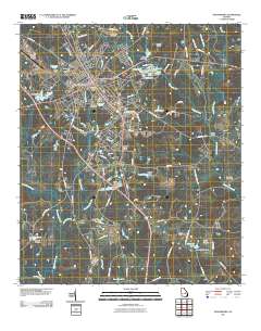 Swainsboro 2011 topographic map thumbnail