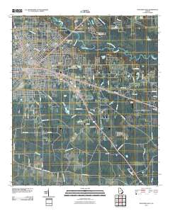 Waycross East 2011 topographic map thumbnail