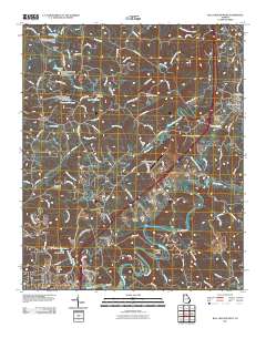 Ball Ground West 2011 topographic map thumbnail