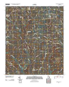 Warthen NW 2011 topographic map thumbnail