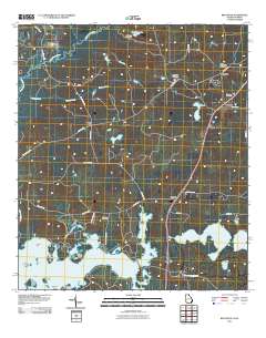Beachton 2011 topographic map thumbnail