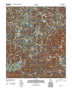 Ludville 2011 topographic map thumbnail