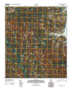 Fort Gaines NW 2011 topographic map thumbnail