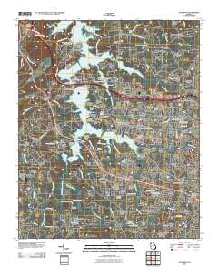Acworth 2011 topographic map thumbnail