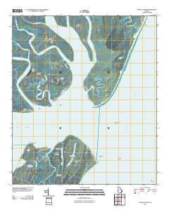 Sapelo Sound 2011 topographic map thumbnail