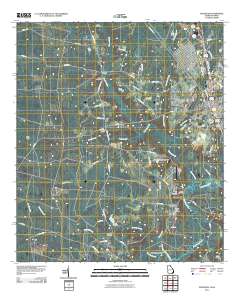 Folkston 2011 topographic map thumbnail