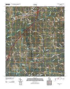 Grantville 2011 topographic map thumbnail