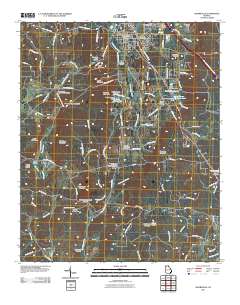 Adairsville 2011 topographic map thumbnail