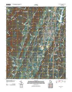 LaFayette 2011 topographic map thumbnail