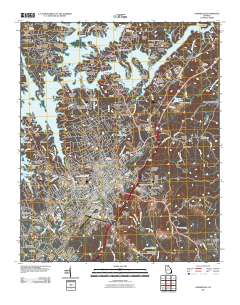 Gainesville 2011 topographic map thumbnail