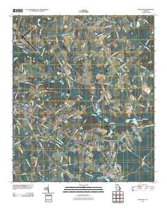 Brooklet 2011 topographic map thumbnail