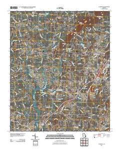 Cumming 2011 topographic map thumbnail