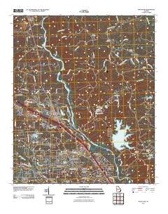 Macon NW 2011 topographic map thumbnail