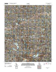 Snellville 2011 topographic map thumbnail