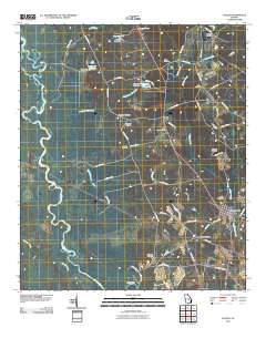 Uvalda 2011 topographic map thumbnail