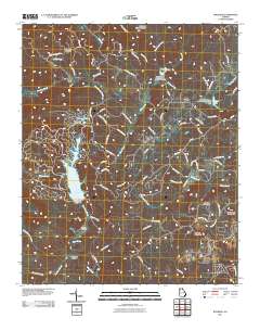 Waleska 2011 topographic map thumbnail