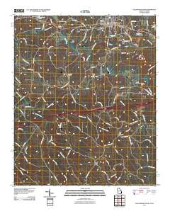 Tallapoosa South 2011 topographic map thumbnail