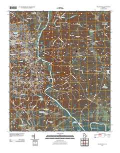 Milledgeville 2011 topographic map thumbnail
