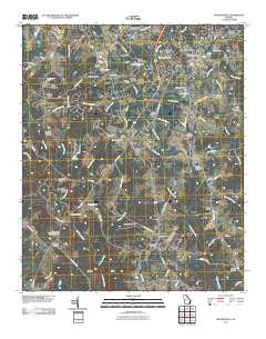 Watkinsville 2011 topographic map thumbnail