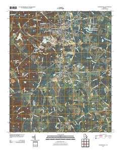 Sandersville 2011 topographic map thumbnail