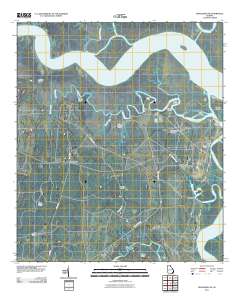 Kingsland NE 2011 topographic map thumbnail