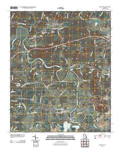 Kingston 2011 topographic map thumbnail
