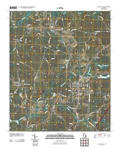 Hogansville 2011 topographic map thumbnail