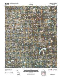 Lawrenceville 2011 topographic map thumbnail