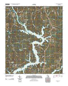 Hillcrest 2011 topographic map thumbnail