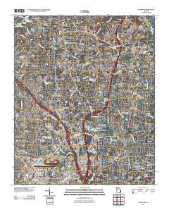 Kennesaw 2011 topographic map thumbnail