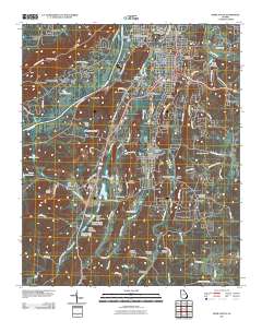Rome South 2011 topographic map thumbnail