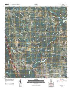 Hahira East 2011 topographic map thumbnail