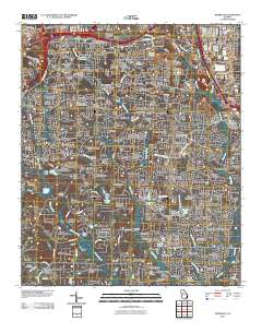 Riverdale 2011 topographic map thumbnail