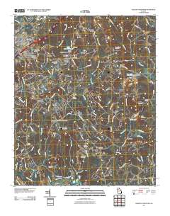 Chestnut Mountain 2011 topographic map thumbnail
