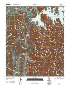 Oakman 2011 topographic map thumbnail