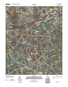 Auburn 2011 topographic map thumbnail