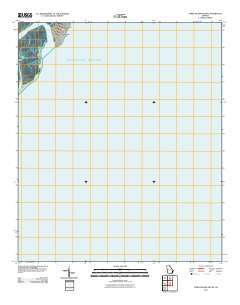 Tybee Island South 2011 topographic map thumbnail