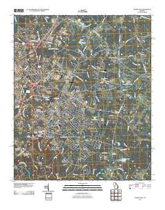 Athens East 2011 topographic map thumbnail