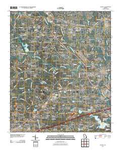 Austell 2011 topographic map thumbnail