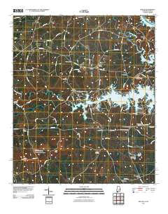 Beulah 2011 topographic map thumbnail