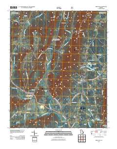 Armuchee 2011 topographic map thumbnail