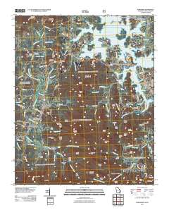 Hiawassee 2011 topographic map thumbnail