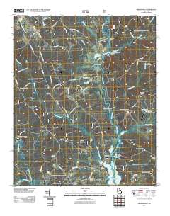 Greshamville 2011 topographic map thumbnail