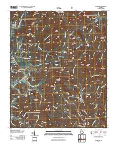 Jacks Gap 2011 topographic map thumbnail