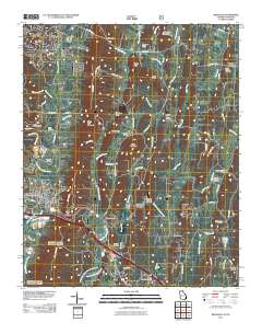 Ringgold 2011 topographic map thumbnail