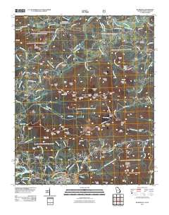 Blairsville 2011 topographic map thumbnail