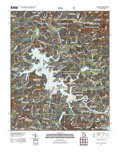 Nottely Dam 2011 topographic map thumbnail