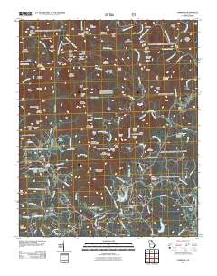 Cowrock 2011 topographic map thumbnail