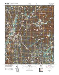 Ellijay 2011 topographic map thumbnail